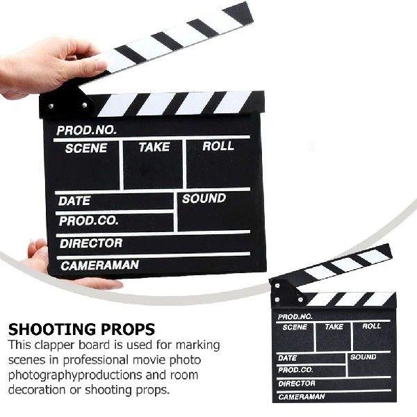 Board Film Clapper Wooden Clapperboard Prop Directors