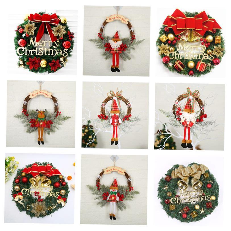 Christmas Wreath Party Decorations Xmas Wreath forFront Door