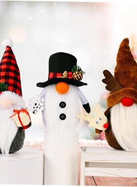 faroot Christmas Decorations Faceless Santa Clause Doll