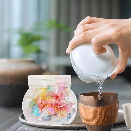 24 Pcs Pumpkin Shaped Storage Candy Jar Cookie Jars