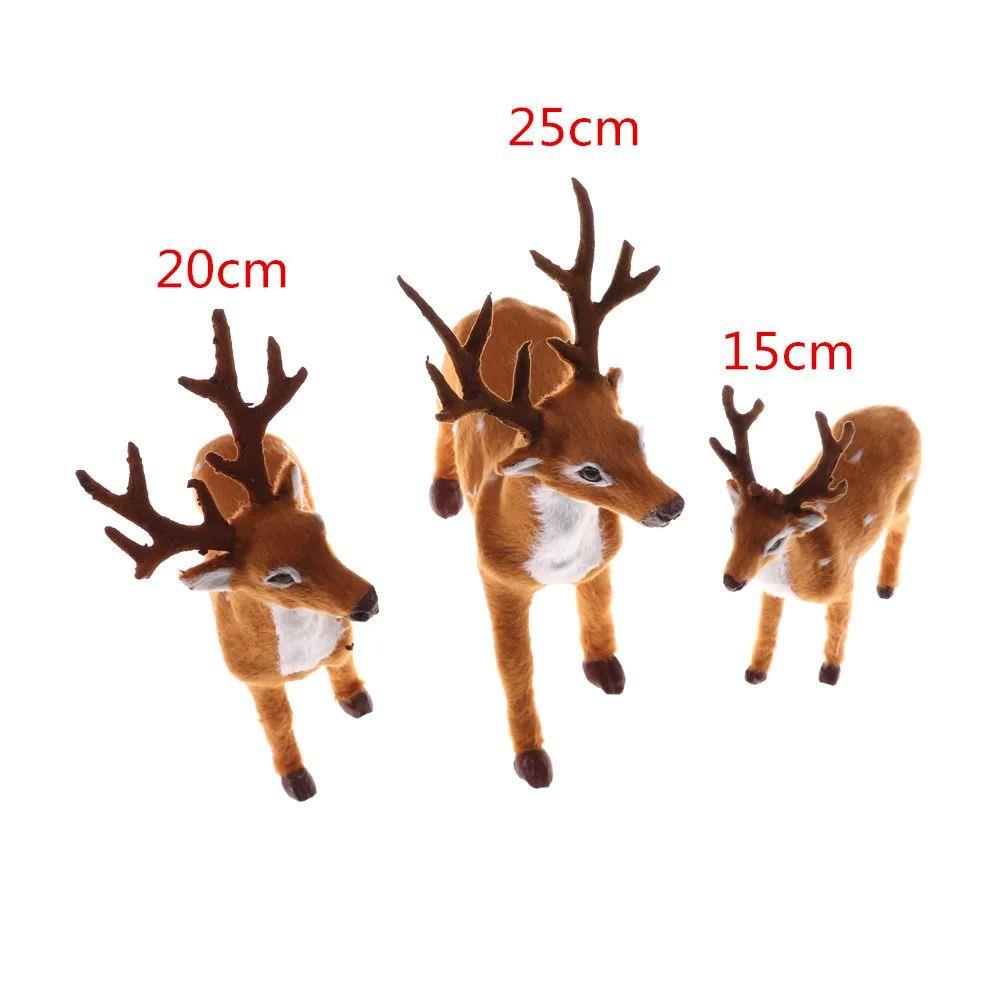 New Christmas Simulation Plush Reindeer Xmas Elk Plush TOY N