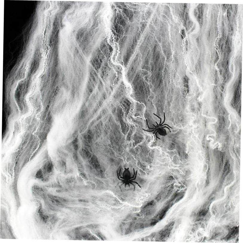 Halloween scene ambiance decorate spider cotton web silk万圣