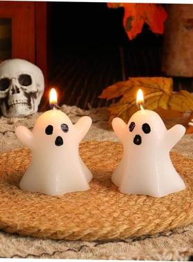 Halloween Ghost Candle Decoration Ghost Festival万圣幽灵蜡烛