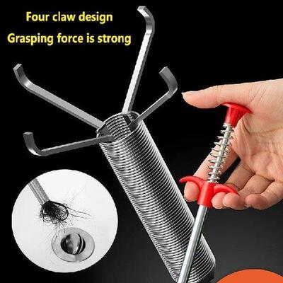 160cm Snake Spring Tube Unber Tool Drain Pipe Dredging