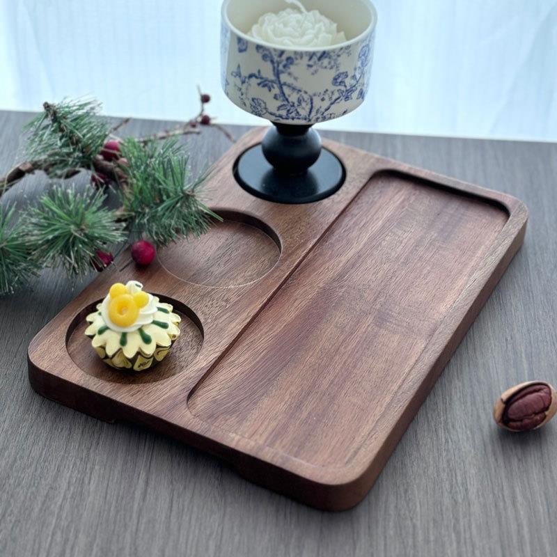 Afternoon Tea Coffee Shop Solid Wood Tray