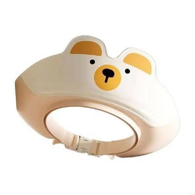 QX2D Kids Bath Hat Adjustable Protective Hair Washing Caps
