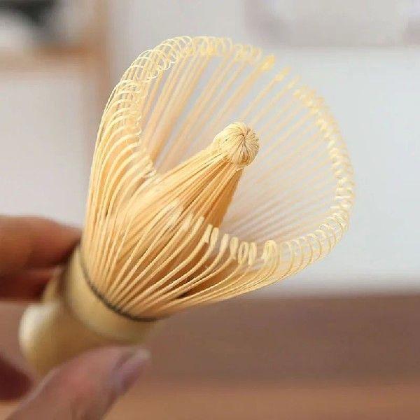 6/3Pcs Tea Whisk Brush Set Bamboo Matcha Whisk Scoop and