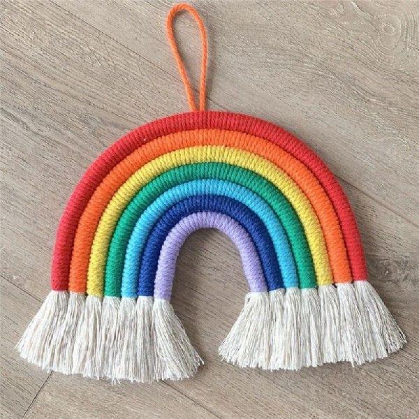 1 Piece Nordic Style Room Decoration Handwoven Cotton Rope