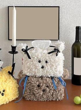 Lovely Puppy Tissue Box Stutdy Storage Case for Home