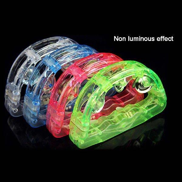 1pc LED Light Up Tambourine Percussion LED Noisemakers - 实物图