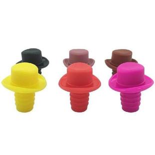 Silicone Bottle Stopper Creative Hat Grade Small Wine Food