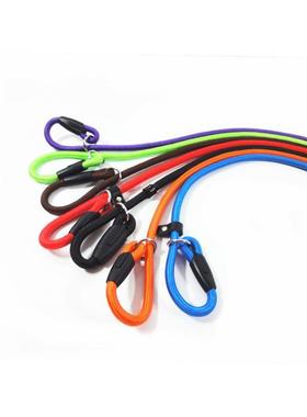 Dog Training Leash Slip Pet Dog Nylon Rope Lead Strap Tracti
