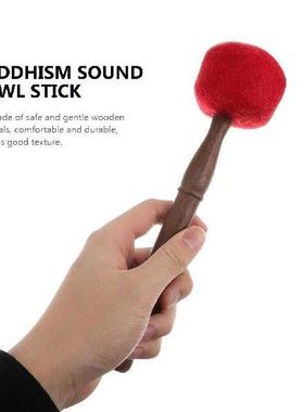 Buddhism Sound Bowl Stick Singing Wooden Handmade Mallet