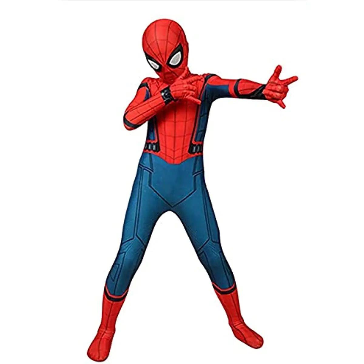 Spiderman Costume for Kids Adult Tobey Maguire Cosplay Bodys