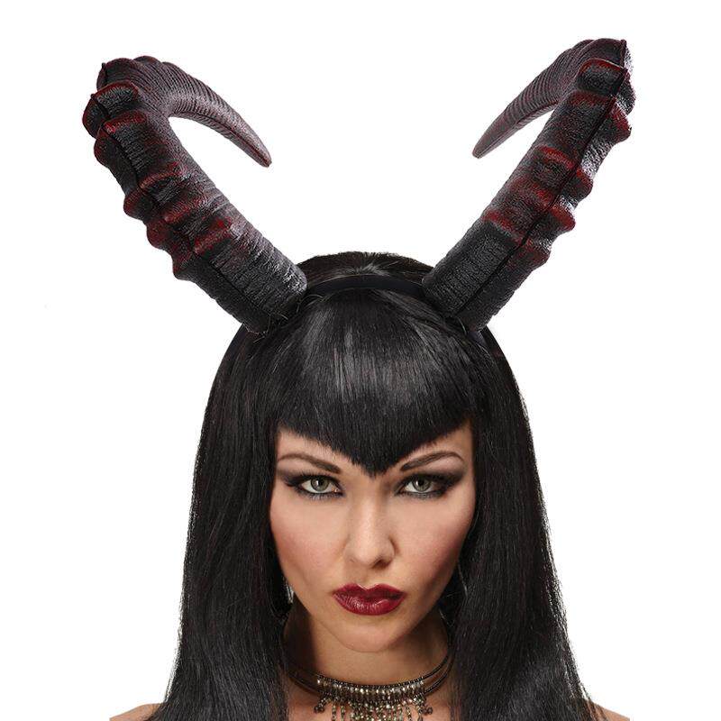 2pcs Halloween decoration devil horn headband for Ghost ball