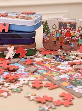 Wooden Santa Puzzle DIY - Christmas Craft Gift for Kids圣诞