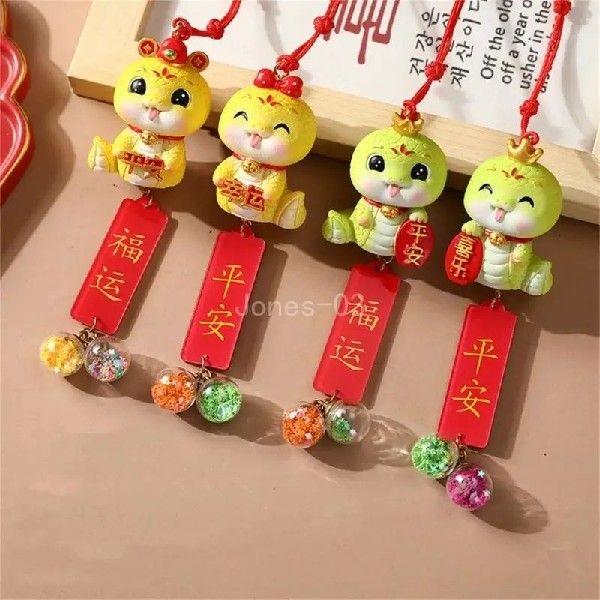Q6PE Festival Snake Charm Home Accessory for New Year