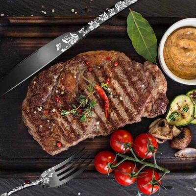 20-Piece Set Stainless Steel Silverware Cutlery Set