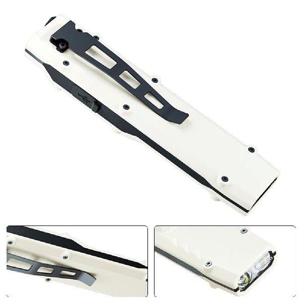 LED Ultra-thin Flashlight with Digital Display Ultra Slim