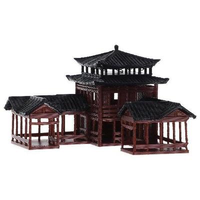 Bonsai Model Architectural Decor Small Inn Decoration