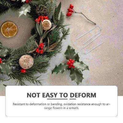 100 Pcs Floral Arrangement Pins Decoration Gardening Alloy