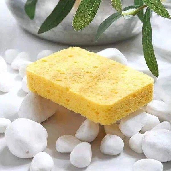 40pcs Natural Pulp Cotton Sponge Wipes Dishwashing Pot