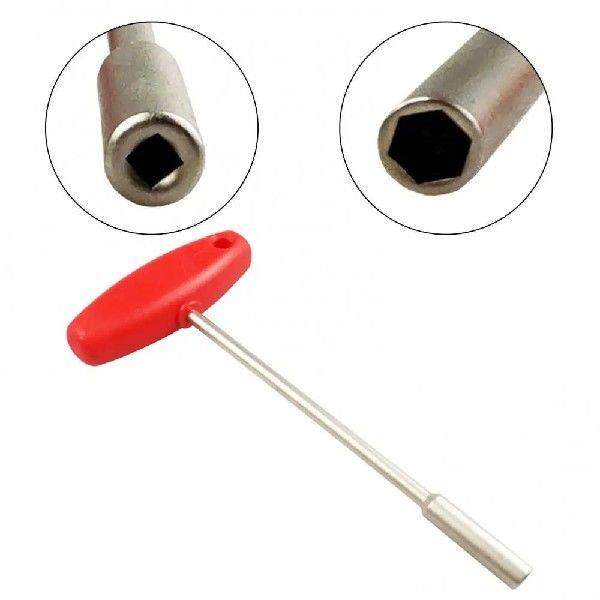 Plastic T-shaped Socket Bike Built-in Tool Steel Concealed