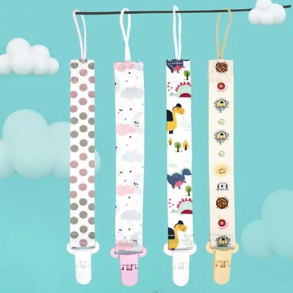 Baby Pacifier Clip 1/4 Pcs Ribbon Pacifier Chain Dummy Clip