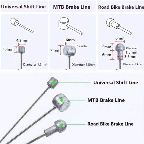 A1 Bike Brake Cables Stainless Steel Brake Shift Cable Wire