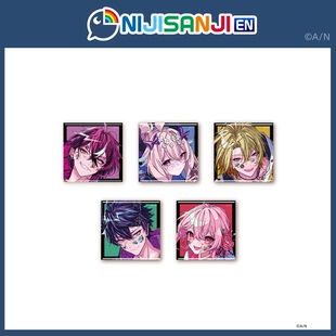 【现货】NIJISANJI【FACE DECOR COLLECTION Vol.2】 方形徽章