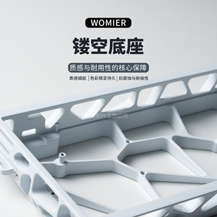 LIGHT60高端镂空铝壳 WOOTING 60HE/M6 Pro类GH60磁轴CNC铝合金