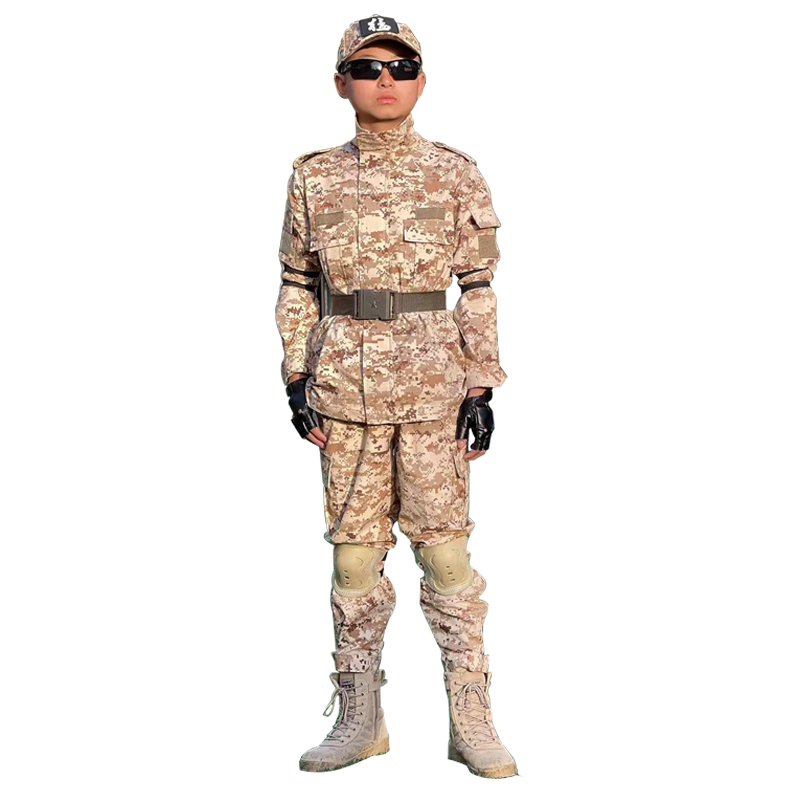 户外战术迷彩服女儿童迷彩套装