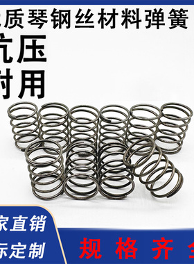 销售圆线螺旋弹簧代替盘起WWL2345 68奶高温琴钢丝材料关门弹簧