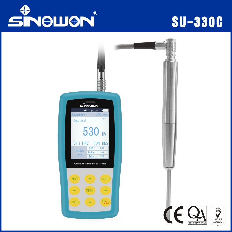 广东长测头超声硬度计SU-330C金属硬度测试仪试验机压痕小