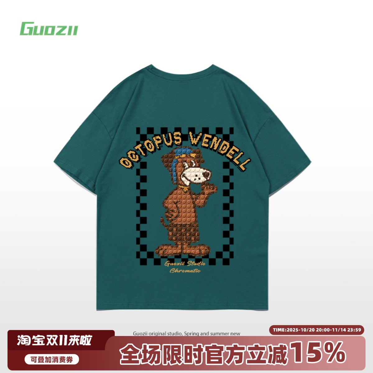 短袖正肩常规印花纯棉t恤女