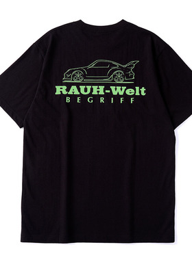 RWB-DPLS联名款经典改装车T恤潮酷短袖休闲日常百搭荧光印花男女