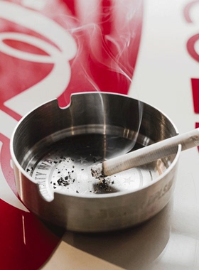 官方LBWK周边联名DPLS不锈钢烟灰缸个性家用简约金属小型烟缸精品