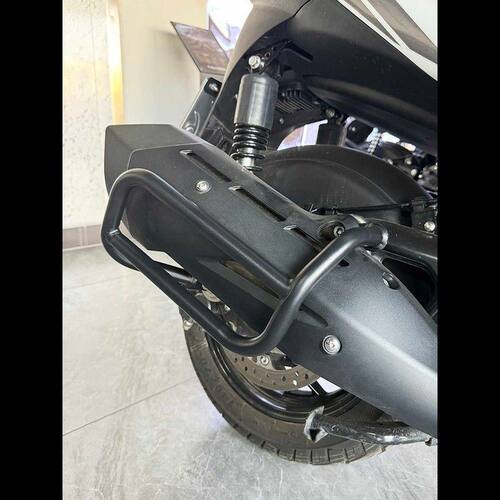 升仕350E/D/M排气管保护杠后防摔护杠消声器保护杠防摔后护杠改装