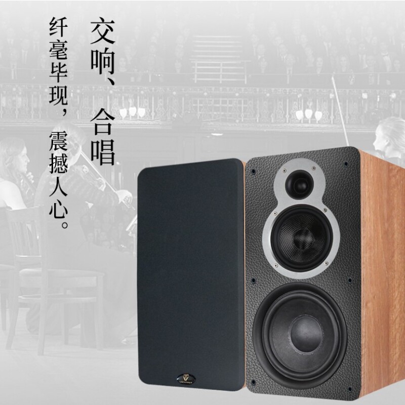 Winner/天逸童笛C8发烧hifi书架三分频8寸低音箱家用无源音响套装