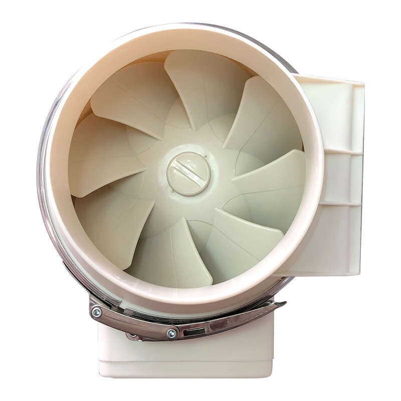 BNN管道风机强力换气扇卫生间工业厨房抽风机斜流增压吸烟排风扇