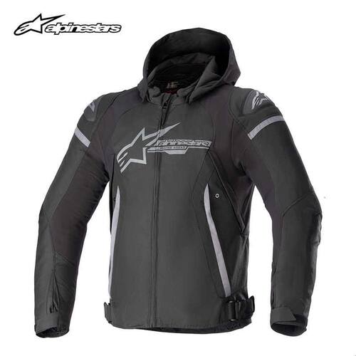 a星秋冬骑行服防水保暖机车服ZACA连帽休闲防摔防风机车服男