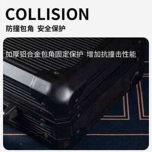SLL德州筹码箱子黑色200300500码手提铝箱EVA收纳盒箱子筹码架