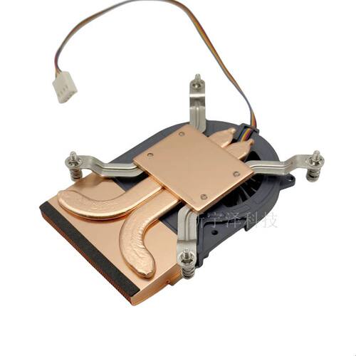 超薄 铜管一体机12代CPU散热器1700 工控机 HTPC 涡轮侧吹PWM风扇
