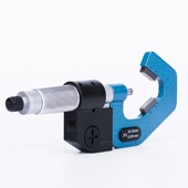 西北青量外径千分尺高精度青海量具电子数显三沟千分尺V型卡尺