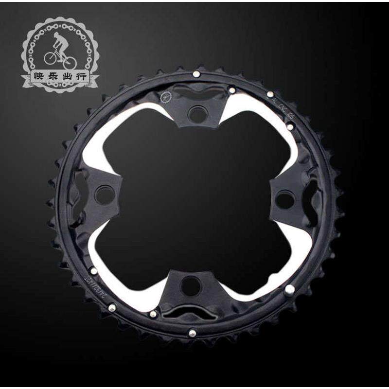 山地车自行车10速 牙盘修补盘片42T齿片盘片黑色104BCD适用于M610
