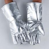 佳护高温铝箔手套五指加厚手套隔热工业劳保手套防护防热烧烤防烫