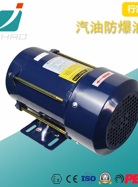 嘉豪厂价220V380V防爆自吸加油泵 卧式大功率电机铜芯防爆型油泵