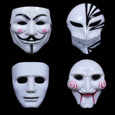 万圣节V字面具儿童成人全脸男