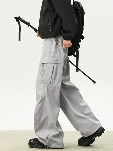 Демисезонные штаны, дорожный альпинистский парашютист, оверсайз