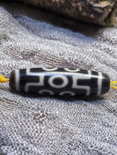 藏传至纯韵味坛城七眼天珠九眼石页岩玉髓玛瑙真品手串项链设计